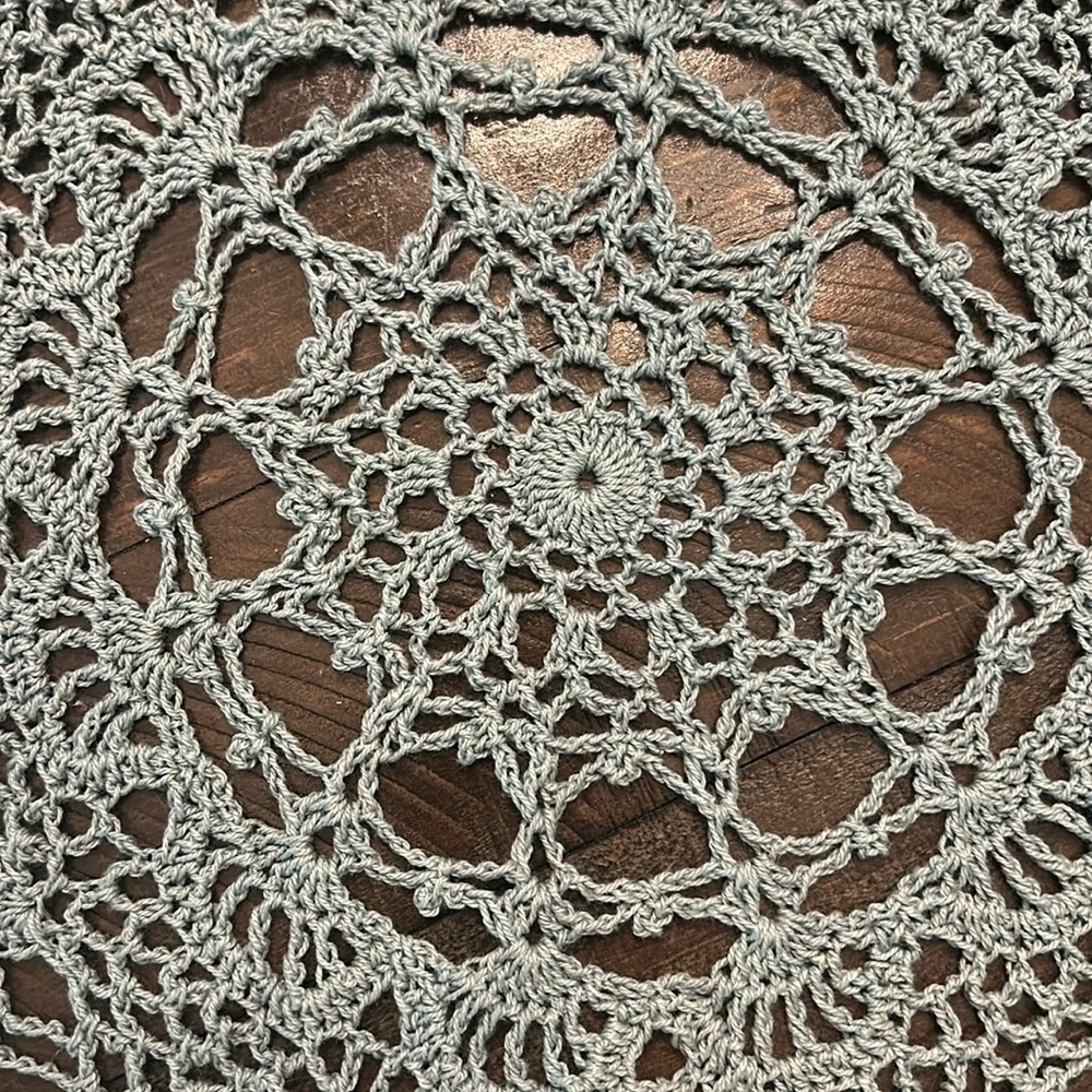 Round Crochet Doily - Picture 8 of 11
